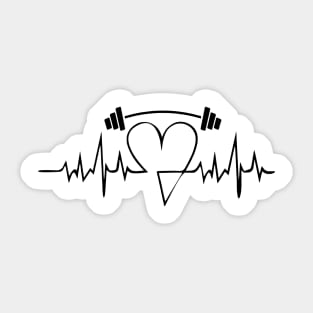 Gym heartbeat Sticker